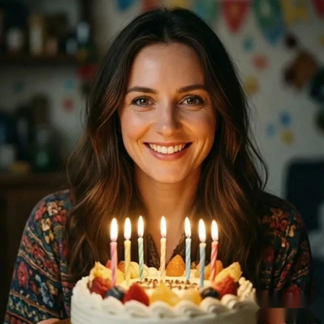 After fixing closed eyes in a birthday photo